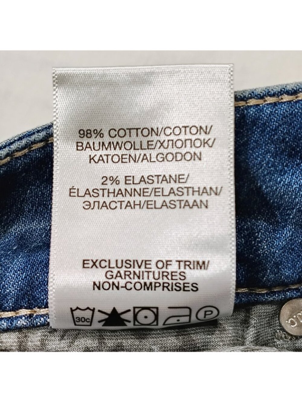 Silver Jeans Suki Womens W28 L31 Western Slim Boot Pants Light Wash Denim Blue - Picture 9 of 16